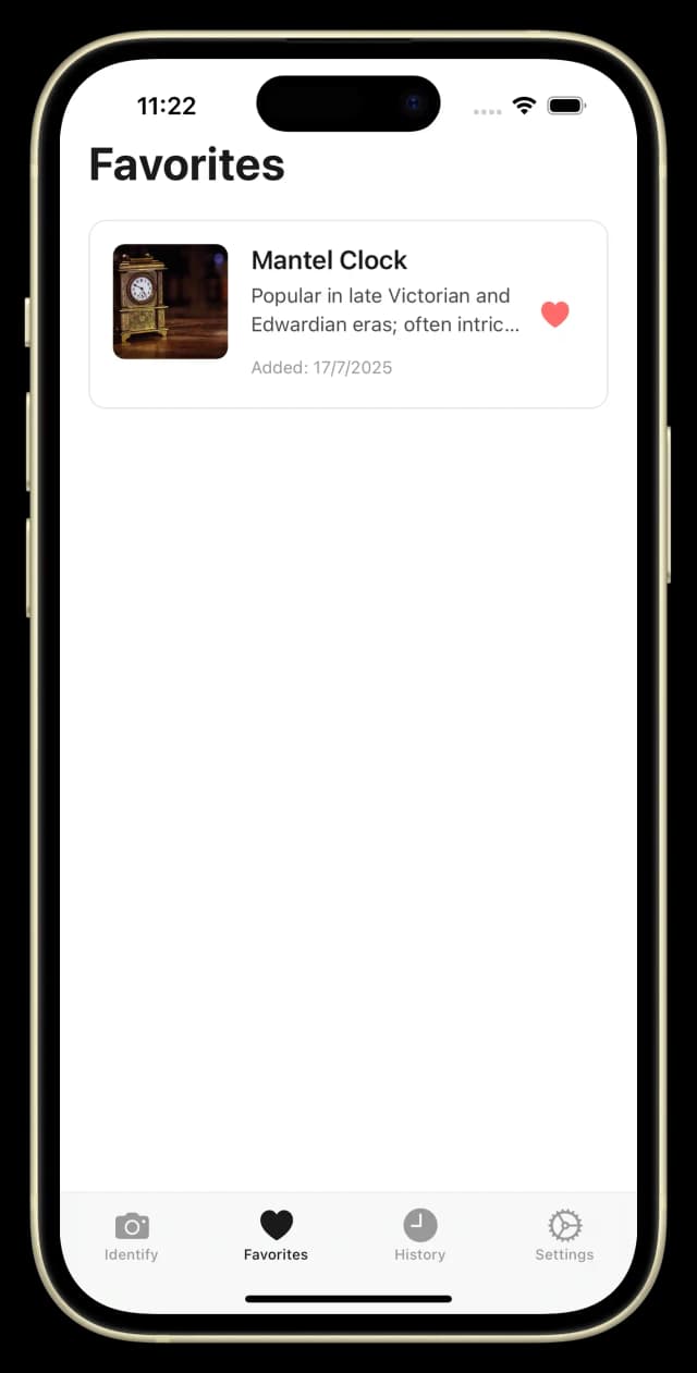 Favorites collection